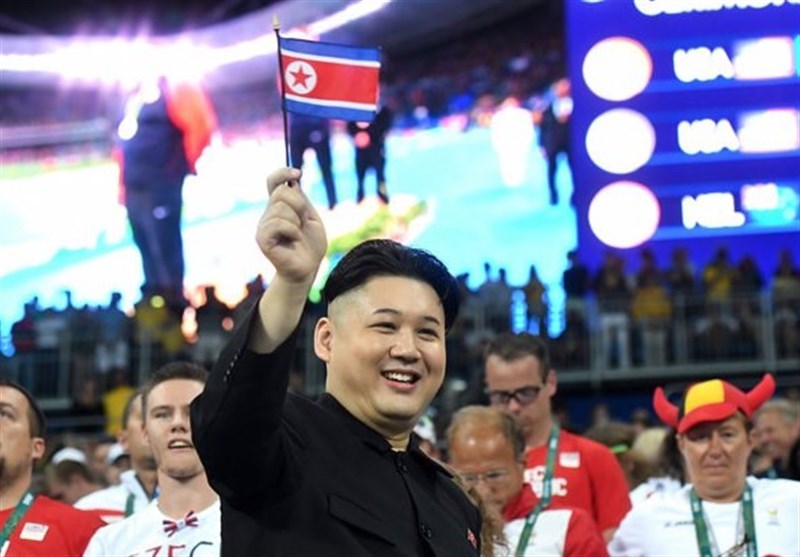 رهبر کره شمالی در مراسم اختتامیه المپیک +عکس