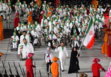 نمايش قدرت معلولان در شب زيباى جاكارتا