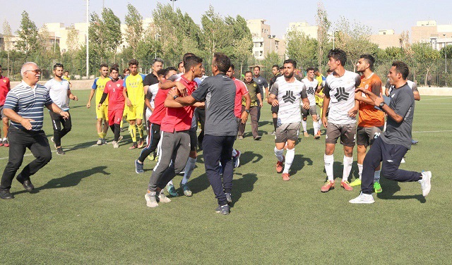 گزارش تصویری از مسابقات فوتبال امیدهای تهران