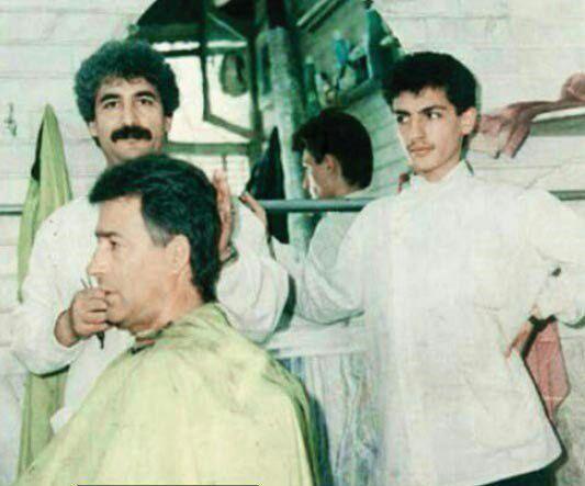 «ناصر خان»در آرایشگاه