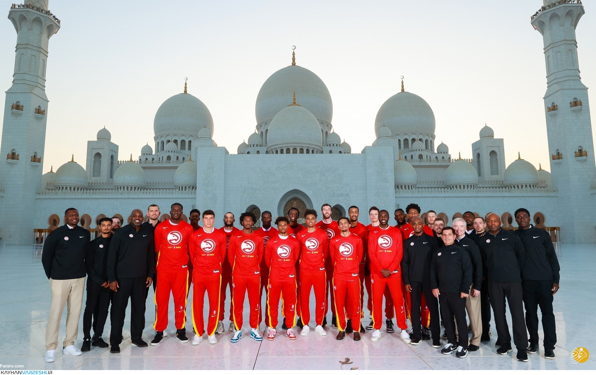 بازیکنان NBA در مسجد