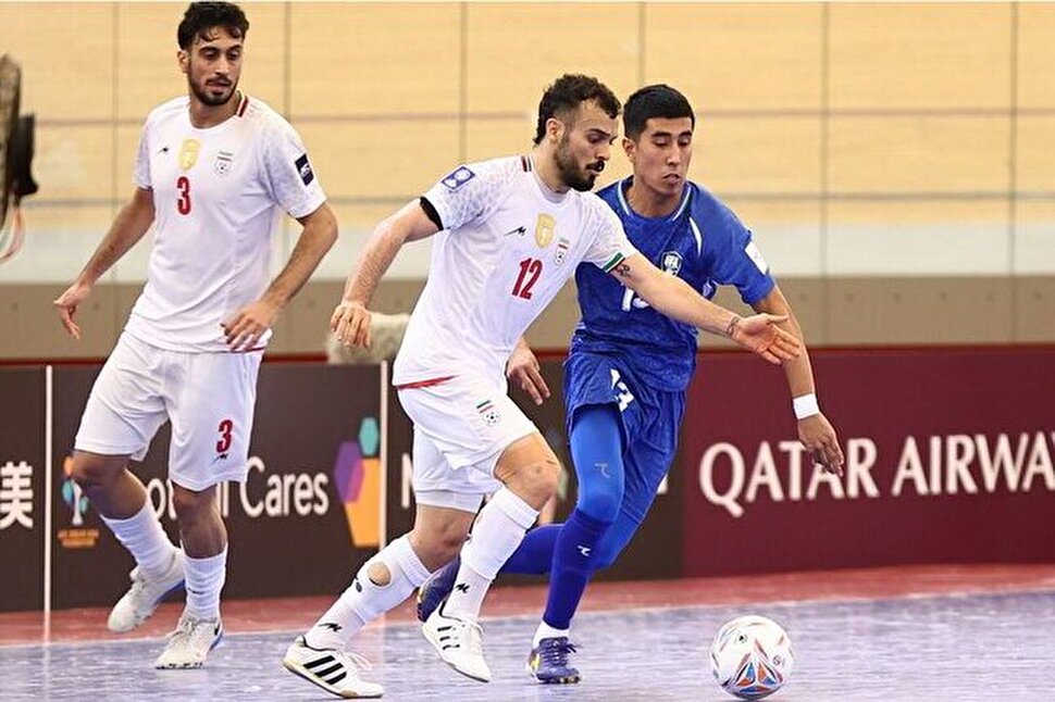 جام ملت‌های آسیا/ برد پرگل تیم ملی فوتسال ایران مقابل ازبکستان