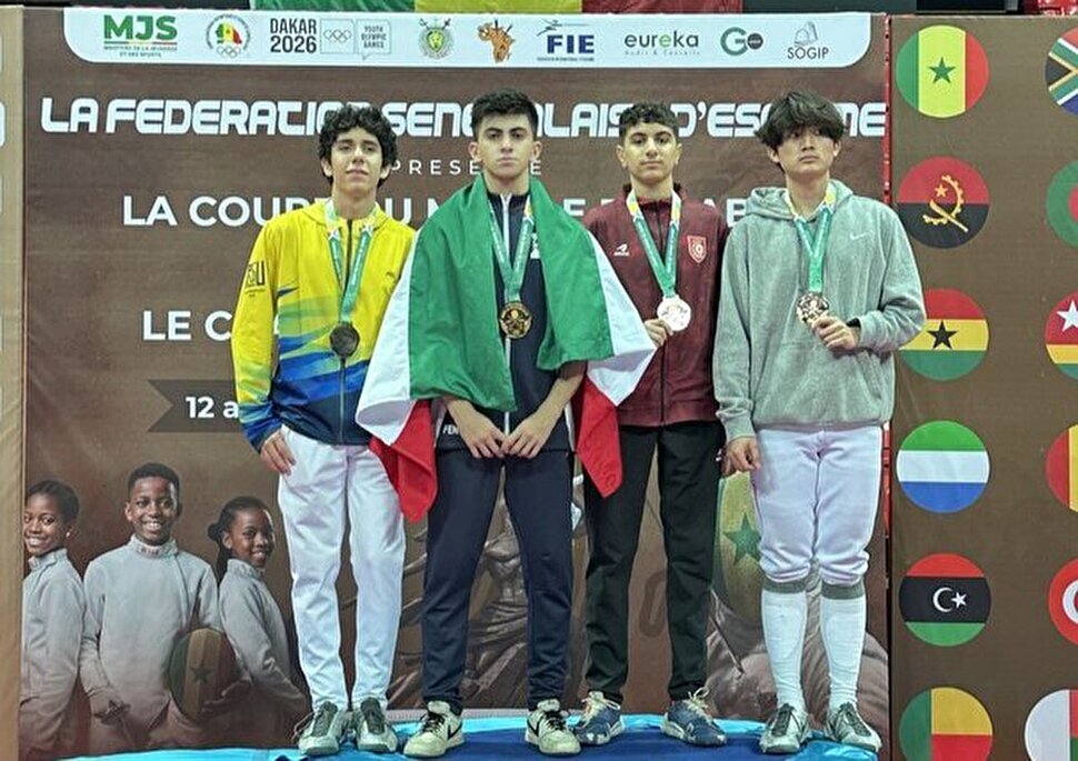 قهرمانی شمشیرباز نوجوان ایران در جام جهانی