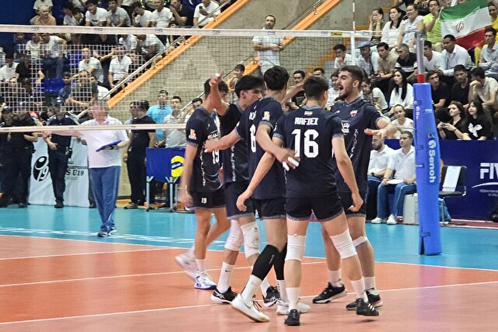 قهرمانی والیبال ایران در ازبکستان