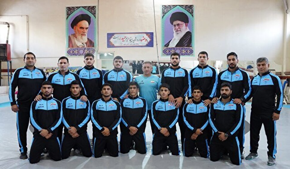 قهرمانی تیم کشتی آزاد جوانان ایران در آسیا