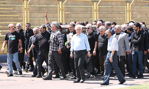 گزارش تصویری/ مراسم تشییع پیکر مرحوم داریوش مصطفوی