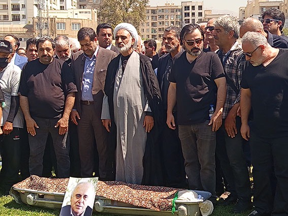 گزارش تصویری/ مراسم تشییع پیکر مرحوم داریوش مصطفوی