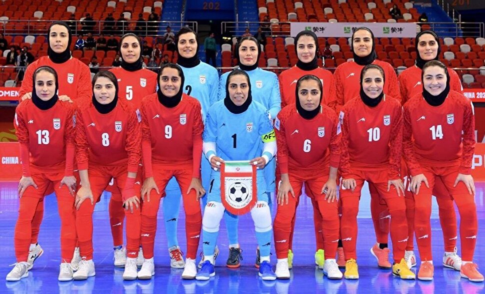 برد بانوان فوتسال ایران برابر روسیه