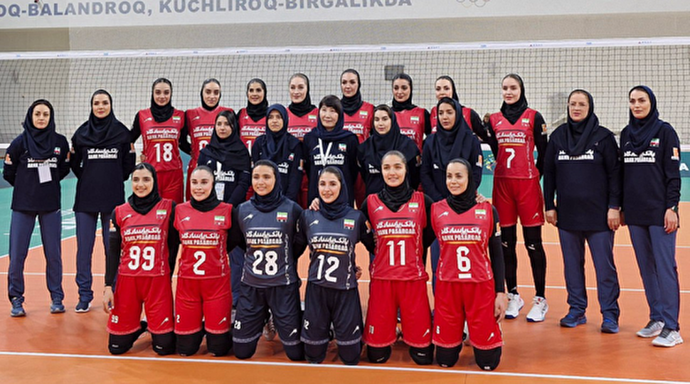 والیبال آسیای مرکزی/ بانوان ایران با برد آغاز کردند