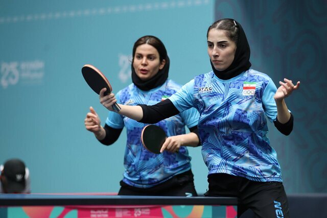 قهرمانی تیم پینگپنگ زنان ایران در بازیهای کشورهای اسلامی
