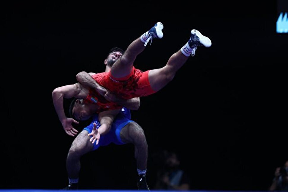 ۴ مدال ایران در روز اول کشتی فرنگی کشور‌های اسلامی
