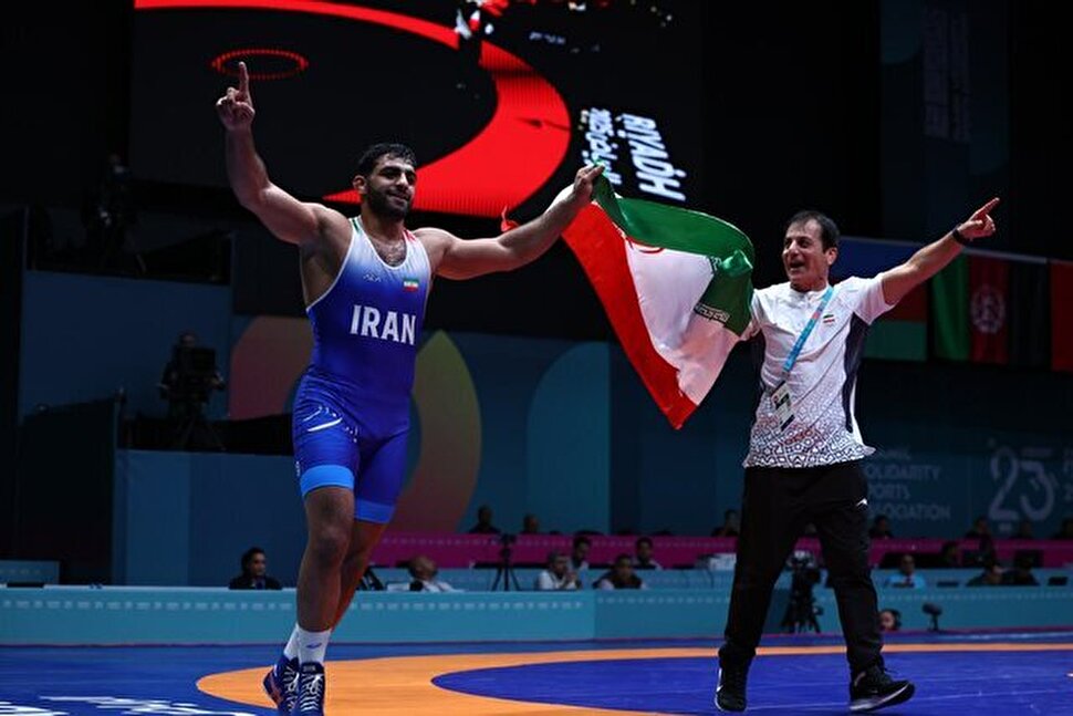 ضرب سومین طلای کشتی فرنگی ایران در ریاض