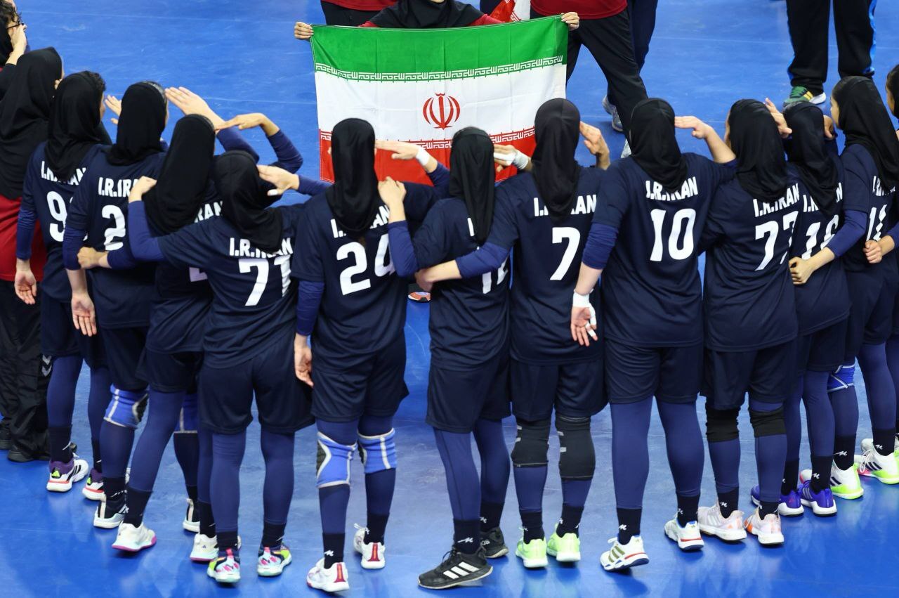 قهرمانی دختران هندبال ایران در بازیهای آسیایی جوانان