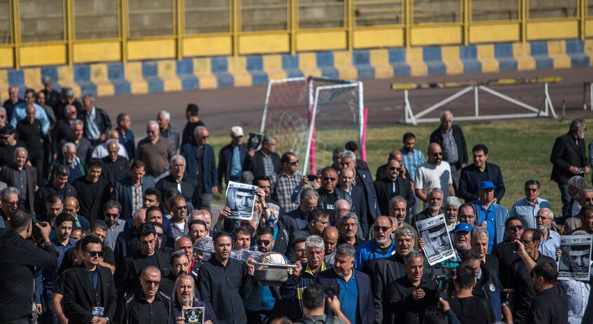 مراسم تشییع پیکر مرحوم کارگرجم برگزار شد