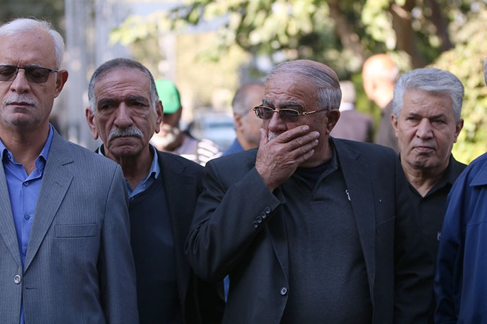 گزارش تصویری مراسم تشییع پیکر مرحوم اکبر کارگر جم