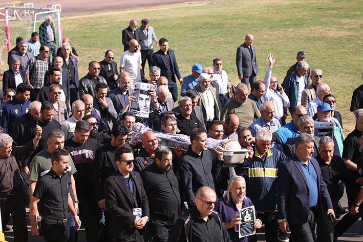 گزارش تصویری مراسم تشییع پیکر مرحوم اکبر کارگر جم