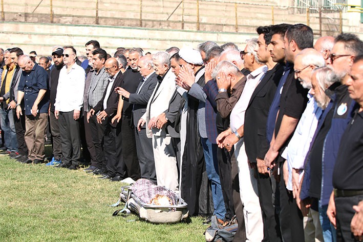 گزارش تصویری مراسم تشییع پیکر مرحوم اکبر کارگر جم