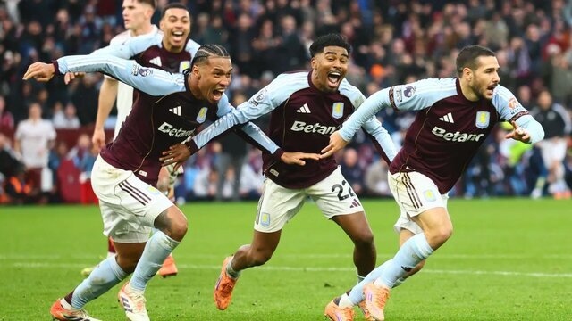 شکست آرسنال در ثانیه های پایانی به استون ویلا