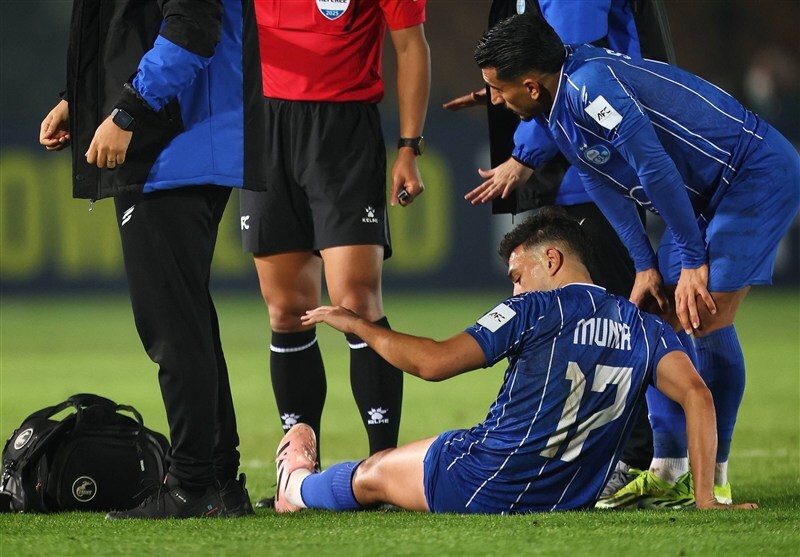 انتقال هافبک مراکشی استقلال به بیمارستان