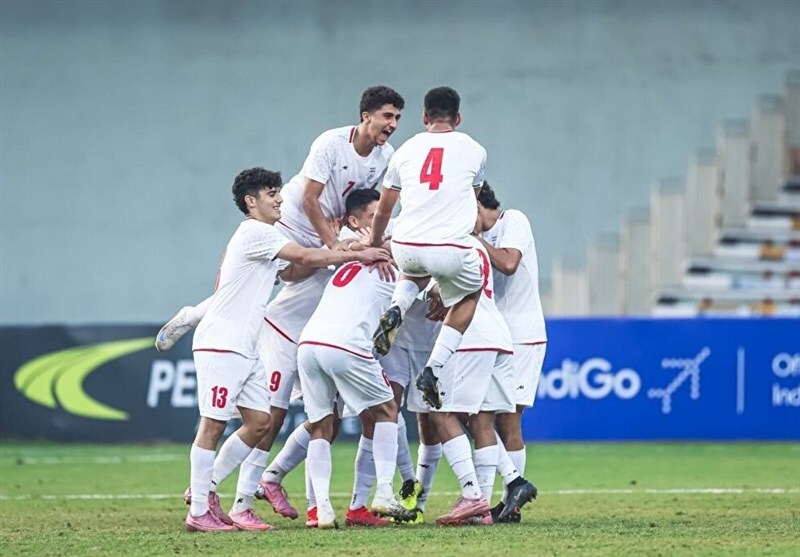 پیروزی نوجوانان فوتبال ایران برابر فلسطین
