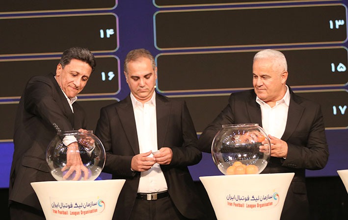 گزارش تصویری قرعه کشی لیگ برتر