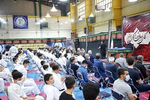 مراسم عزاداری امام حسین (ع) به میزبانی فدراسیون کاراته برگزار شد