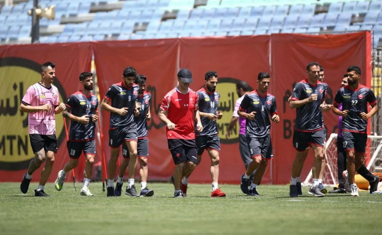 تمرین پرسپولیس پس از بازگشت از اصفهان