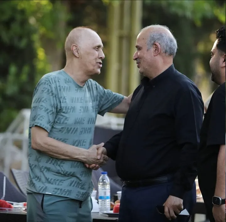 بازدید تاج از تمرین چادرملو / رئیس فدراسیون فوتبال، قول پیگیری داد