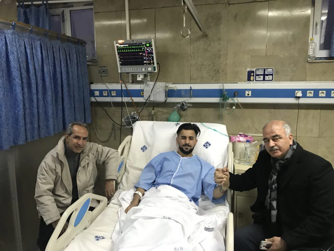 آخرین وضعیت بازیکنی که دچار حمله قلبی شده بود+عکس