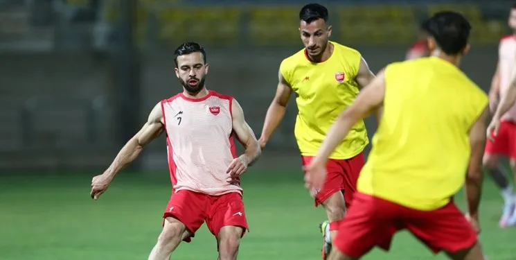 تمرین اختصاصی 3 بازیکن پرسپولیس