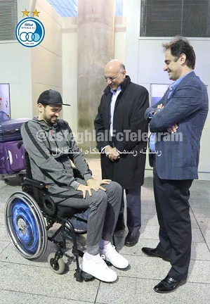 پادووانی با بدرقه مسئولان استقلال ایران را ترک کرد+عکس