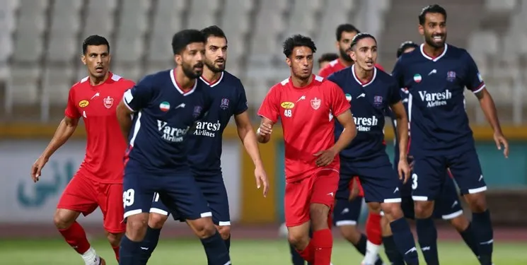 شکست پرسپولیس مقابل نساجی