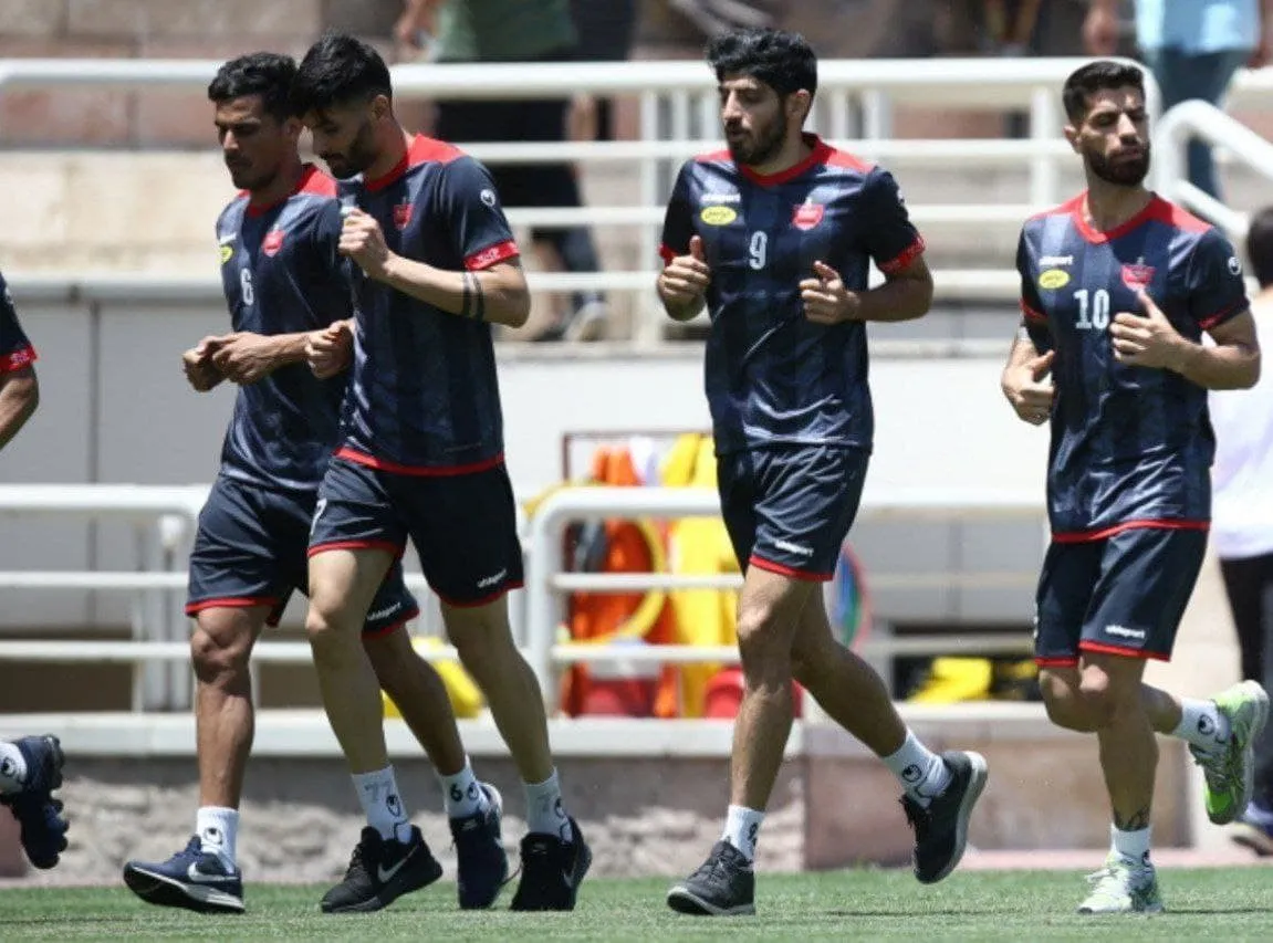 گزارش تمرین پرسپولیس بعد از بازی نیمه تمام تبریز