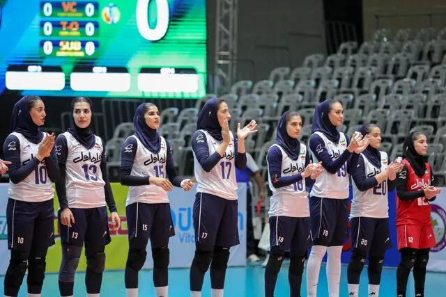 دهمی بانوان والیبال ایران در قهرمانی آسیا