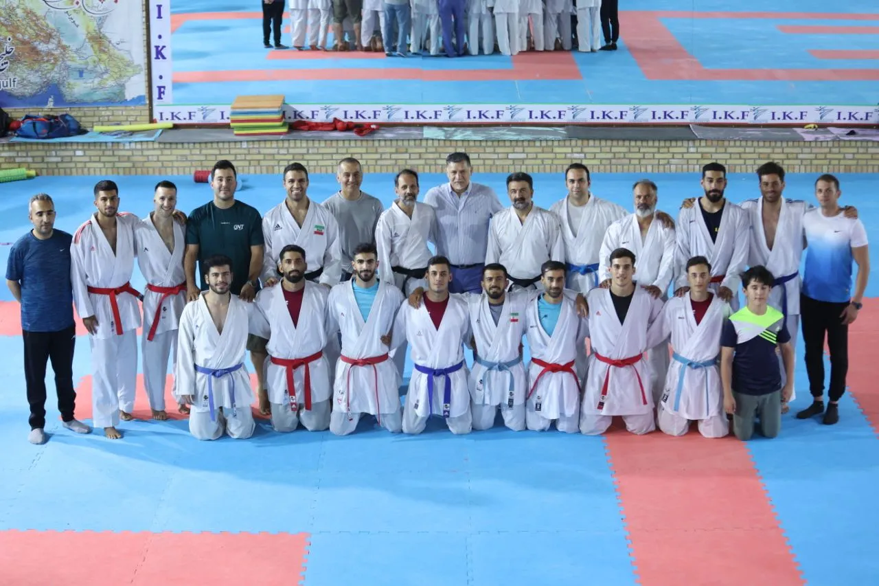 علی دایی در اردوی تیم‌ملی کاراته حاضر شد