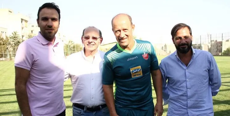 سفیر آرژانتین میهمان تمرین پرسپولیس