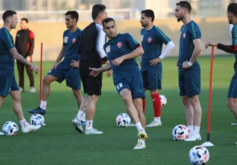 گزارش تمرین پرسپولیس/منع ورود بازیکنانی که علائم سرماخوردگی دارند