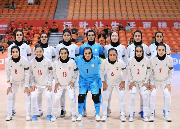 سومی تیم ملی فوتسال زنان در تورنمنت چین