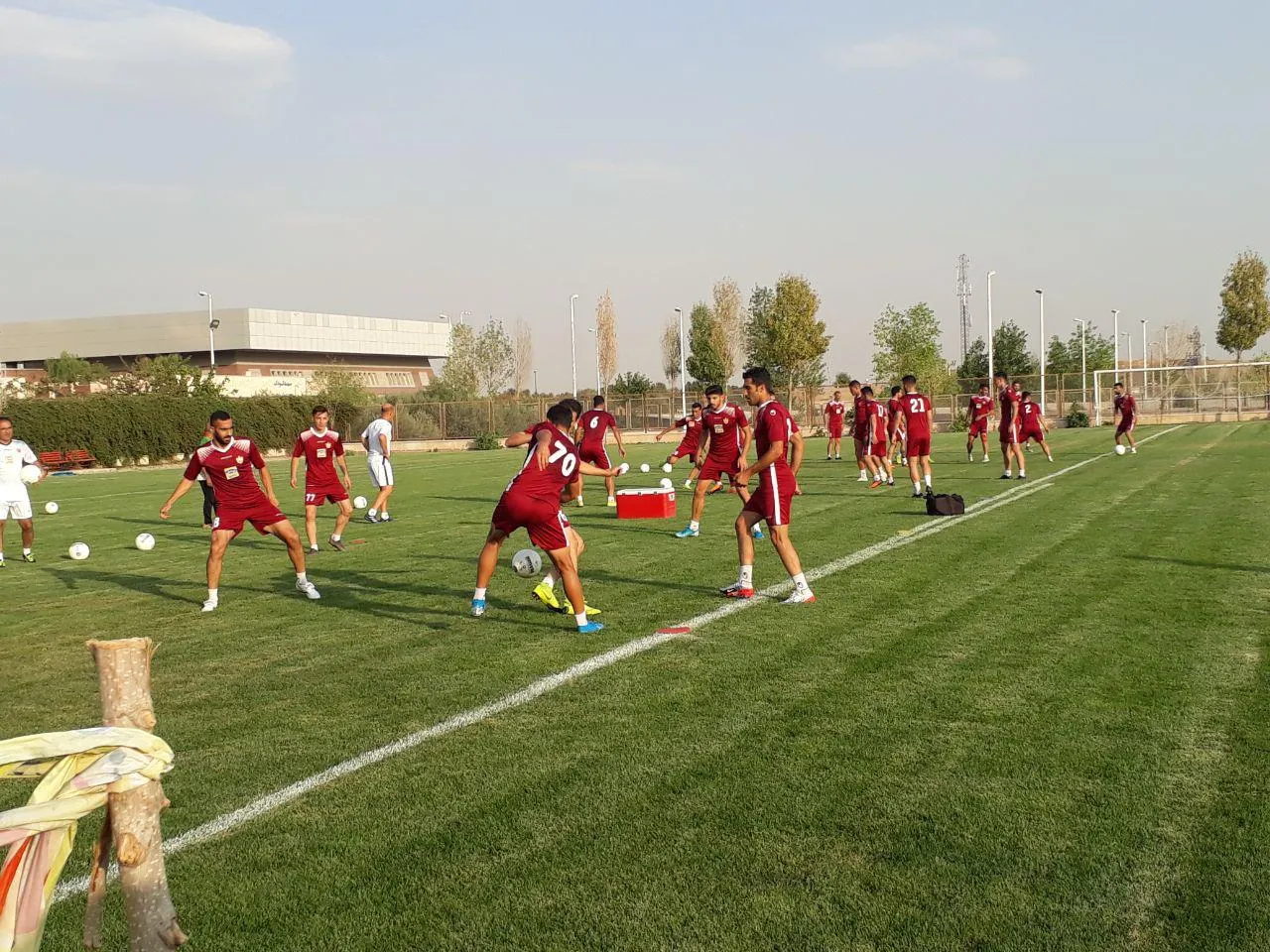 گزارش تمرین پرسپولیس/ غیبت دستیاران کالدرون