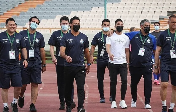 ادامه غیبت مربی استقلال در تمرینات