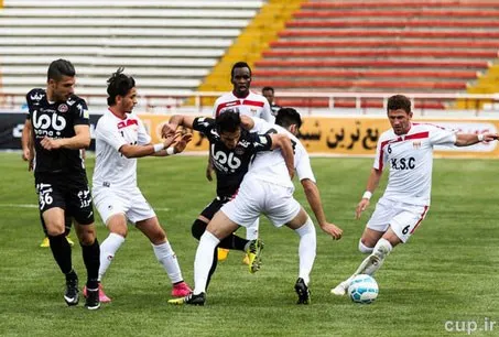 سیاه جامگان و فولاد به یک امتیاز قناعت کردند