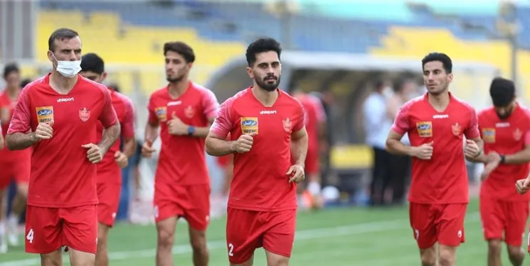 گزارش تمرین پرسپولیس/ خلیل زاده تمرین نکرد؛ قرمزپوشان تست کرونا دادند
