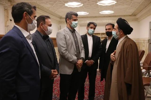 دیدار هادی ساعی با امام جمعه موقت تهران