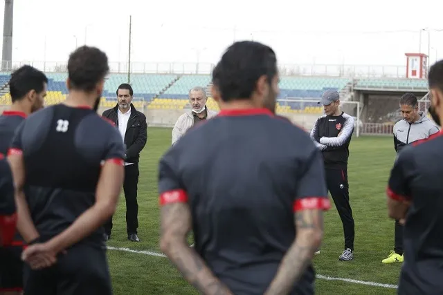 تمرین پرسپولیس در حضور مدیرعامل برگزار شد