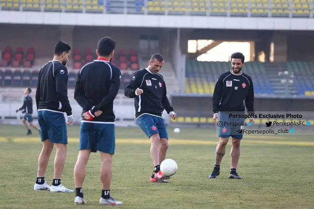 گزارش تمرین پرسپولیس/ گفت‌وگوی مدیران با بازیکنان