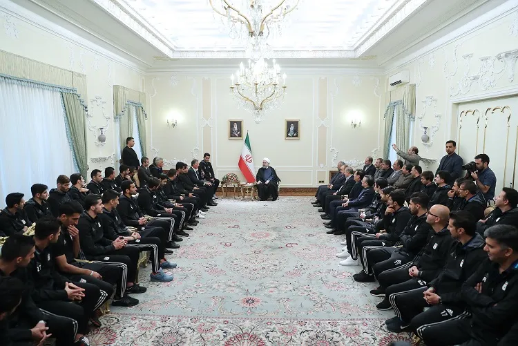 روحانی: صعود از مرحله گروهی جام جهانی فوتبال برای تیم ملی شدنی است