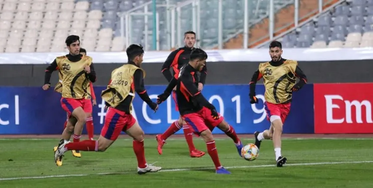 برگزاری تمرین پرسپولیس در زمین السد