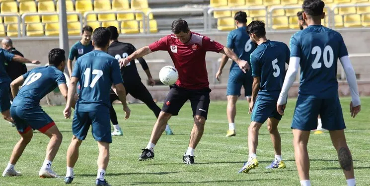 گزارش تمرین پرسپولیس/ فوتبال با 6 دروازه!