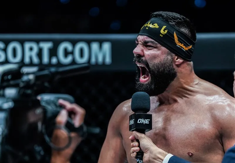 علی‌اکبری: لذت بخش‌ترین کارم در MMA بستن سربند «حیدر کرار» است