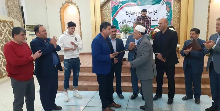 پدر سردار آزمون رئیس هیات والیبال گنبد شد